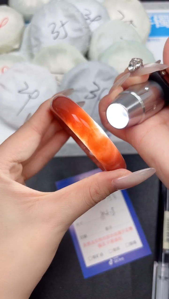 未镶嵌手镯石英质玉539-54-55