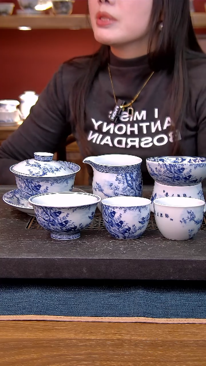 简装家用款6件套 白瓷陶瓷茶具