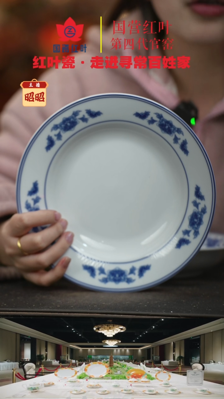 陶瓷1个正价8英寸清游汤盘-天香翡翠