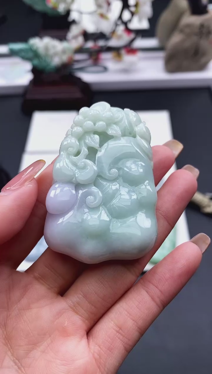 【闪购商品】翡翠颈饰未镶嵌天然缅甸A货翡翠