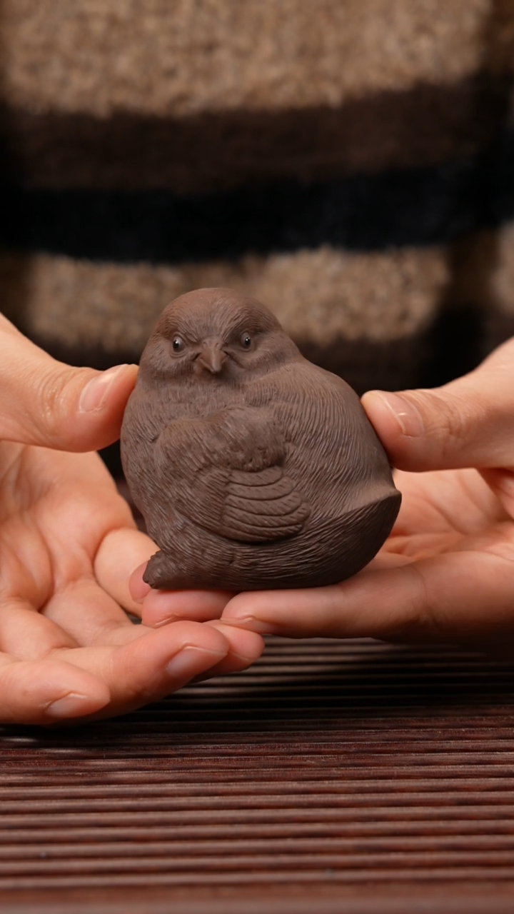 【闪购商品】紫砂茶宠紫泥小鸡仔