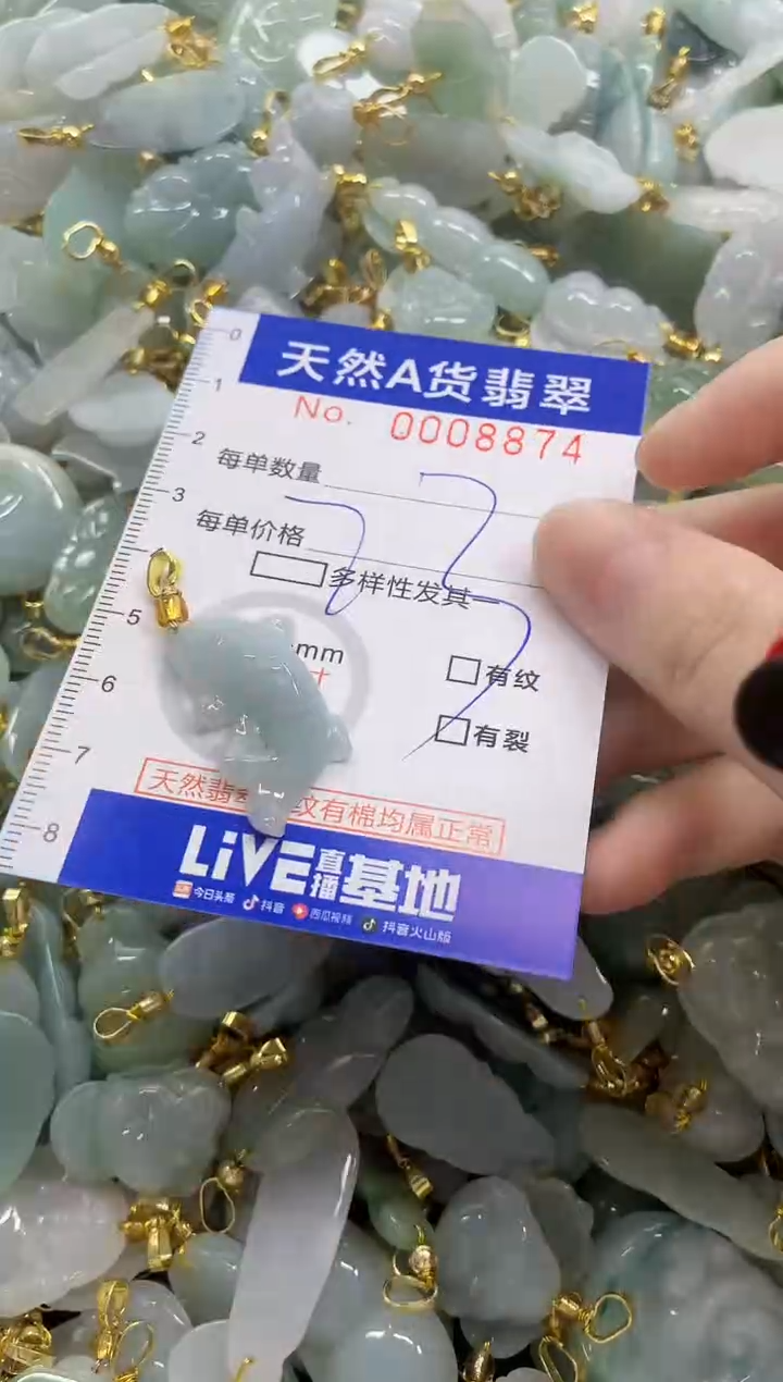 颈饰未镶嵌翡翠天然A货翡翠