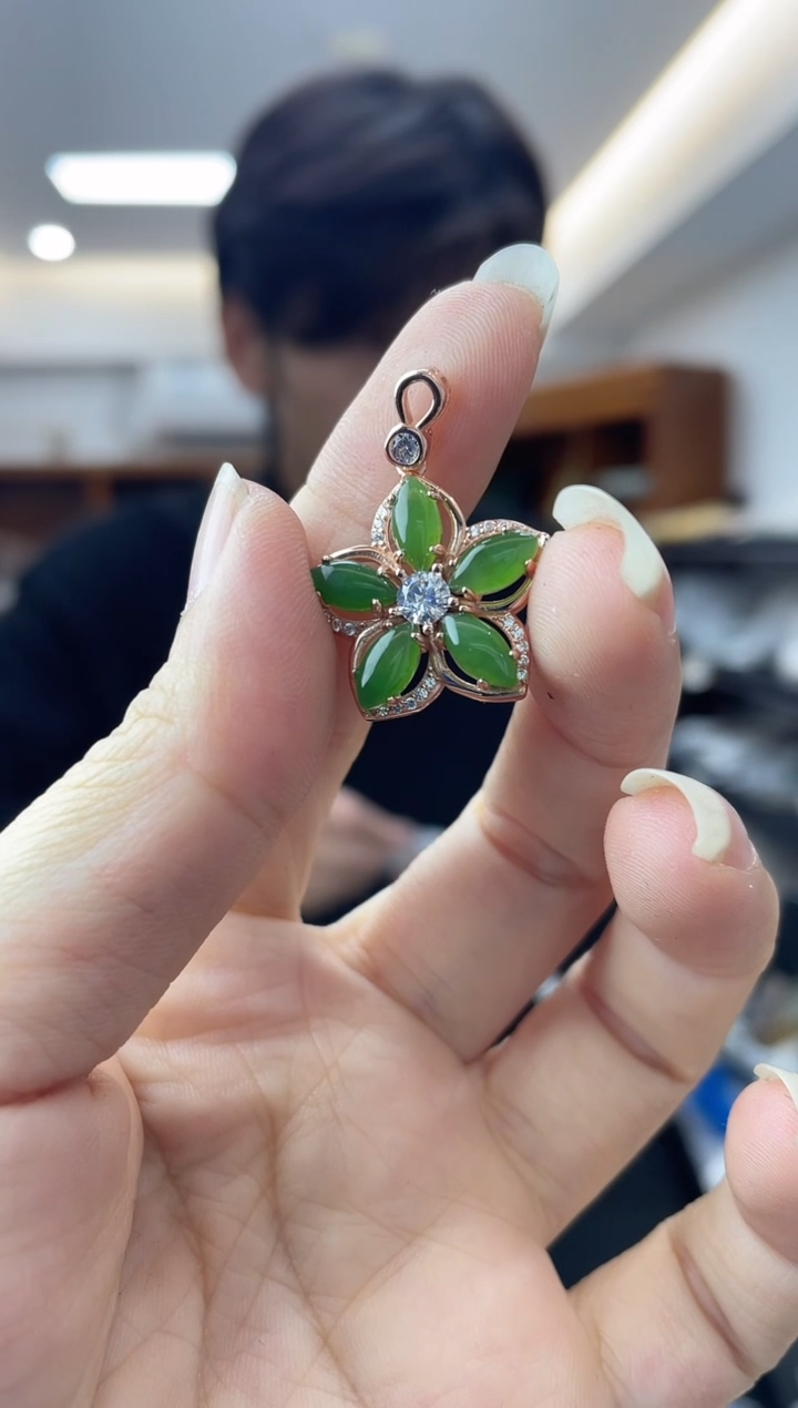 【闪购商品】和田玉·银S925镶嵌多样性一件发货