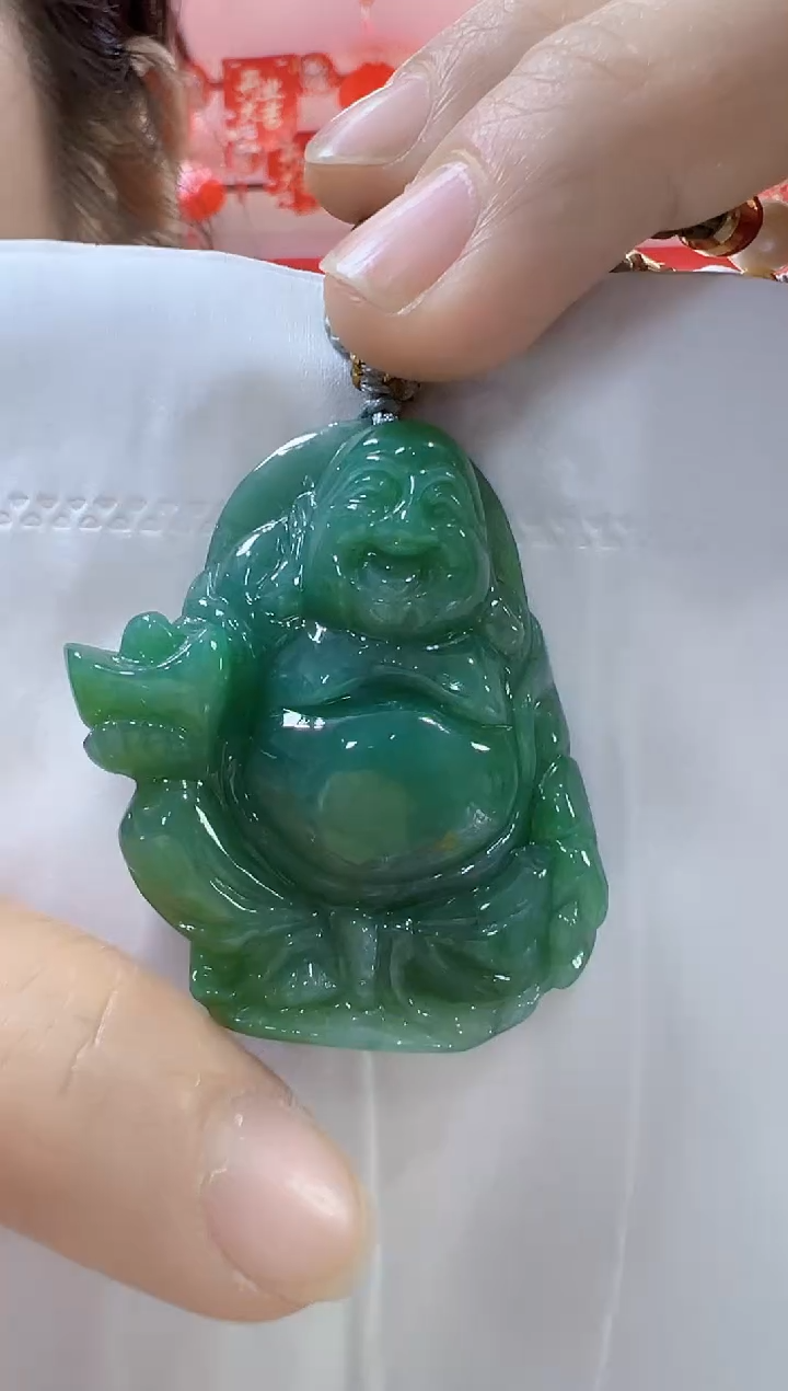 【闪购商品】翡翠颈饰未镶嵌孤品佛公