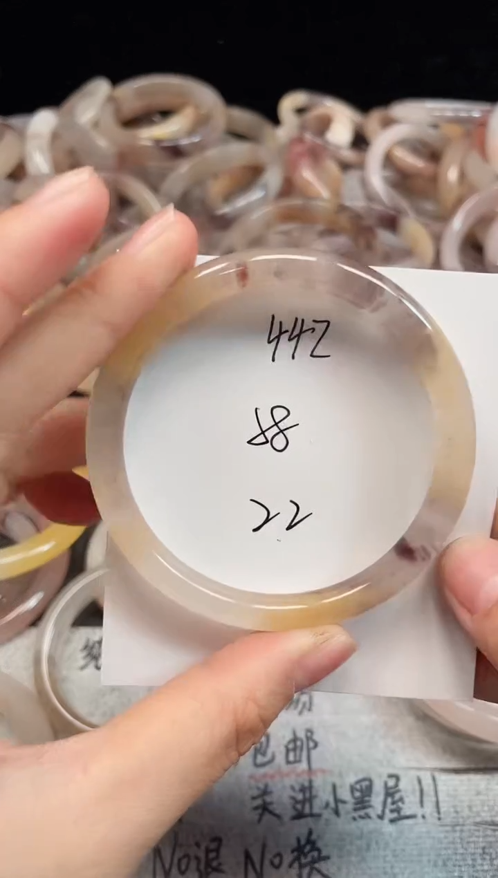 未镶嵌手镯石英质玉442