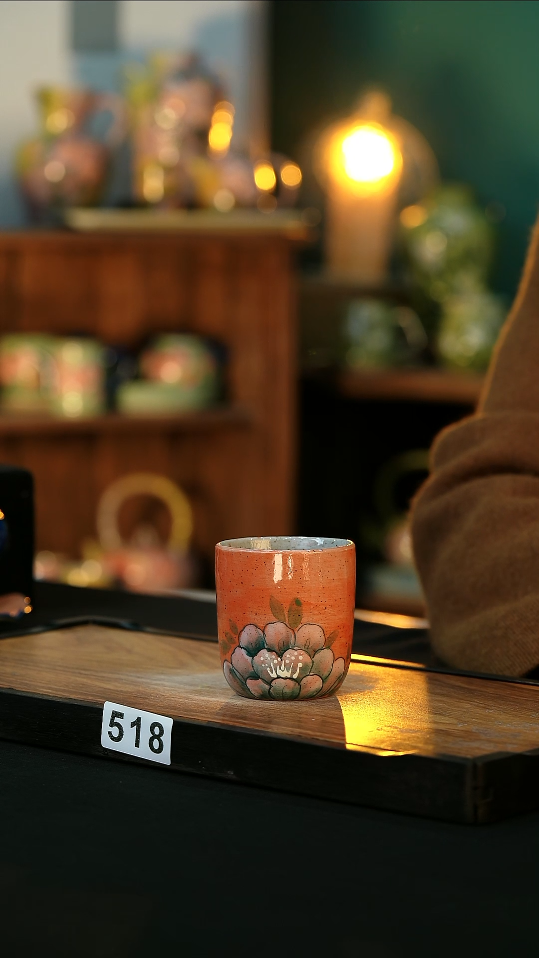 【闪购商品】杯手绘心瓷陶瓷浮力