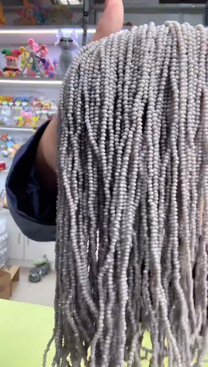 玻璃A24卡2水晶扁10条本色灰瓷