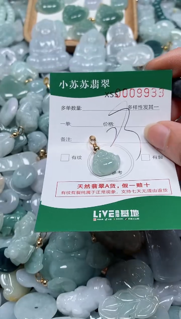 【闪购商品】翡翠颈饰未镶嵌闪购商品0009933