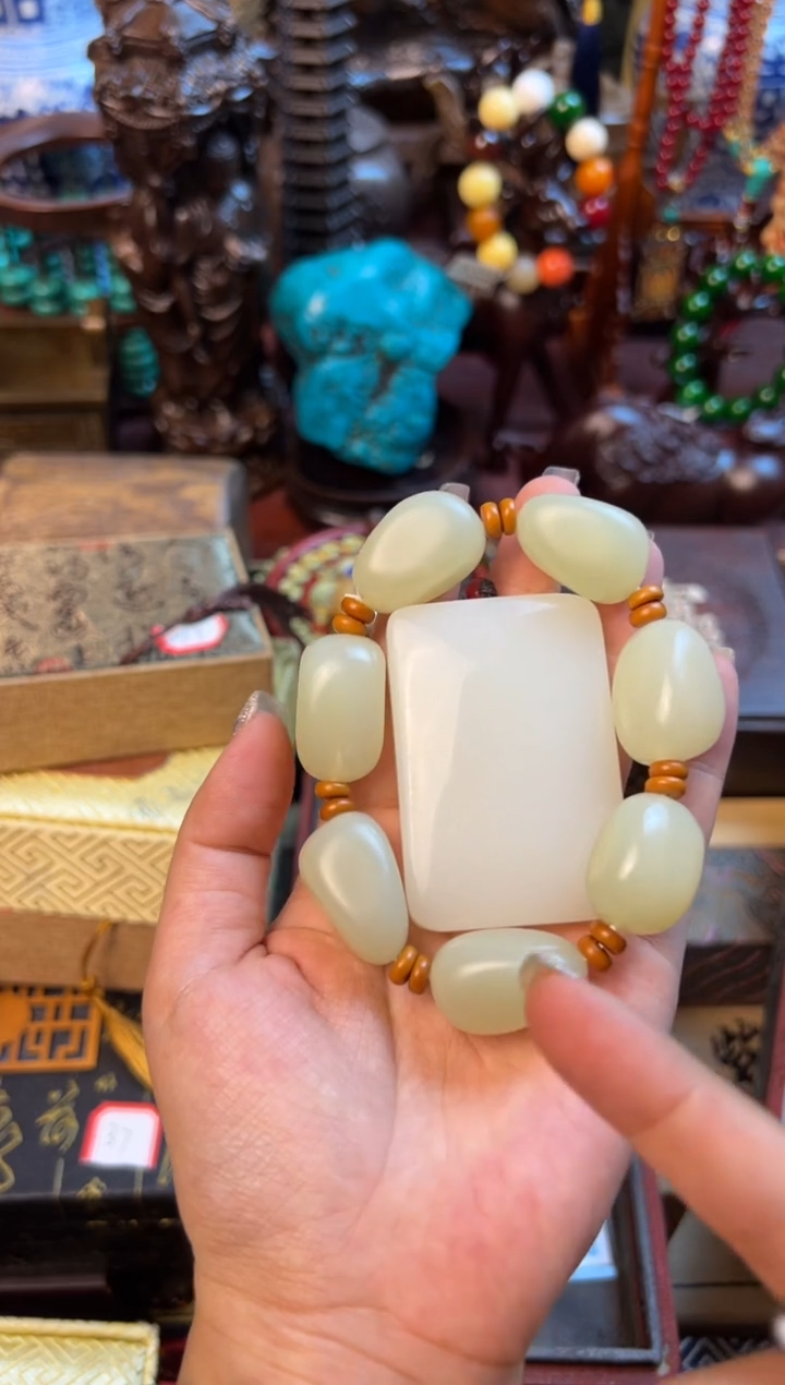 和田玉未镶嵌吊坠(赠链)——枷棋精品推荐——43