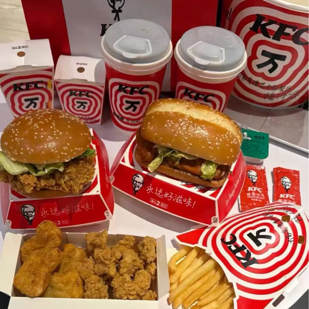 【外卖】肯德基  夏日炸鸡桶(8件套)兑换券·1张  