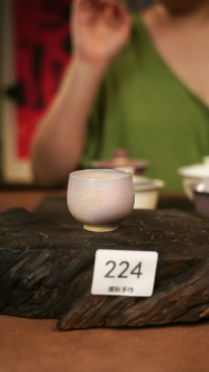 瓷片栗秋手工手作柴窑@224