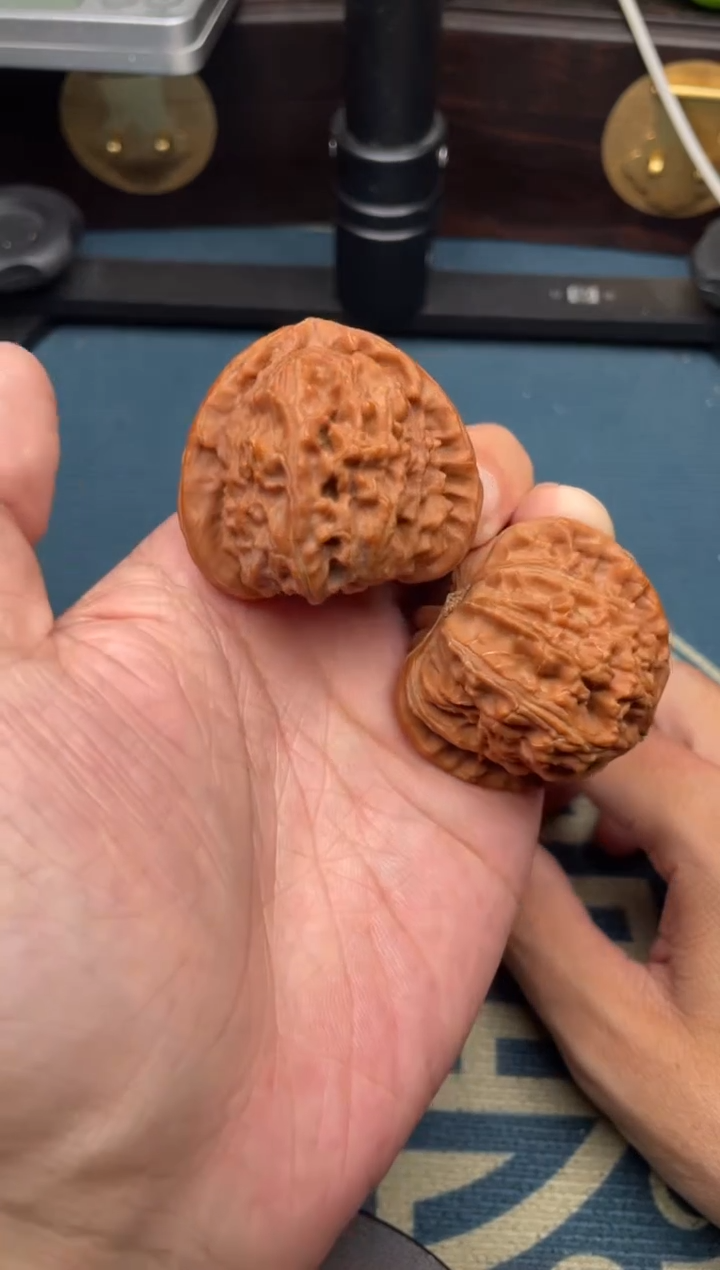 文玩核桃吊坠白狮子41