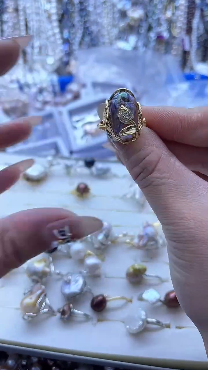 【闪购商品】淡水珍珠戒指未镶嵌500