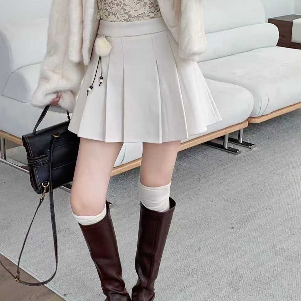 【8018】DM#休闲百搭高腰半身裙