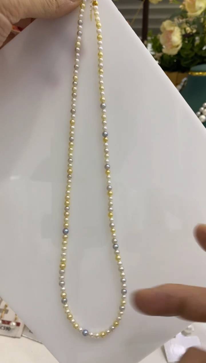 【闪购商品】海水珍珠BG未镶嵌珍珠串链@@a1438