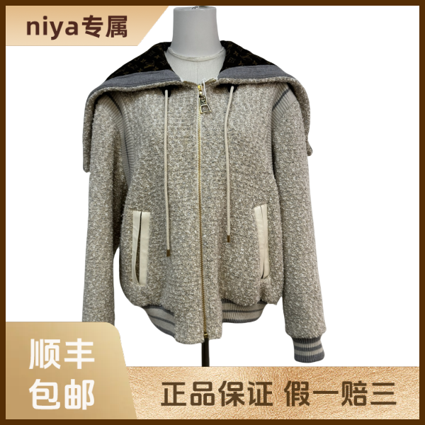 妃鱼/路易威登/锦纶/外套/95新/凡2/24