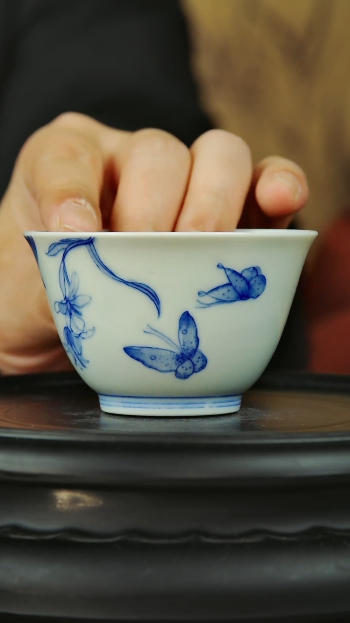【闪购商品】杯子青堂造物青花花鸟