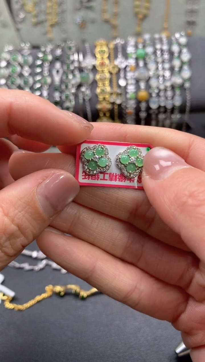 【闪购商品】翡翠戒指银S925镶嵌11111--1