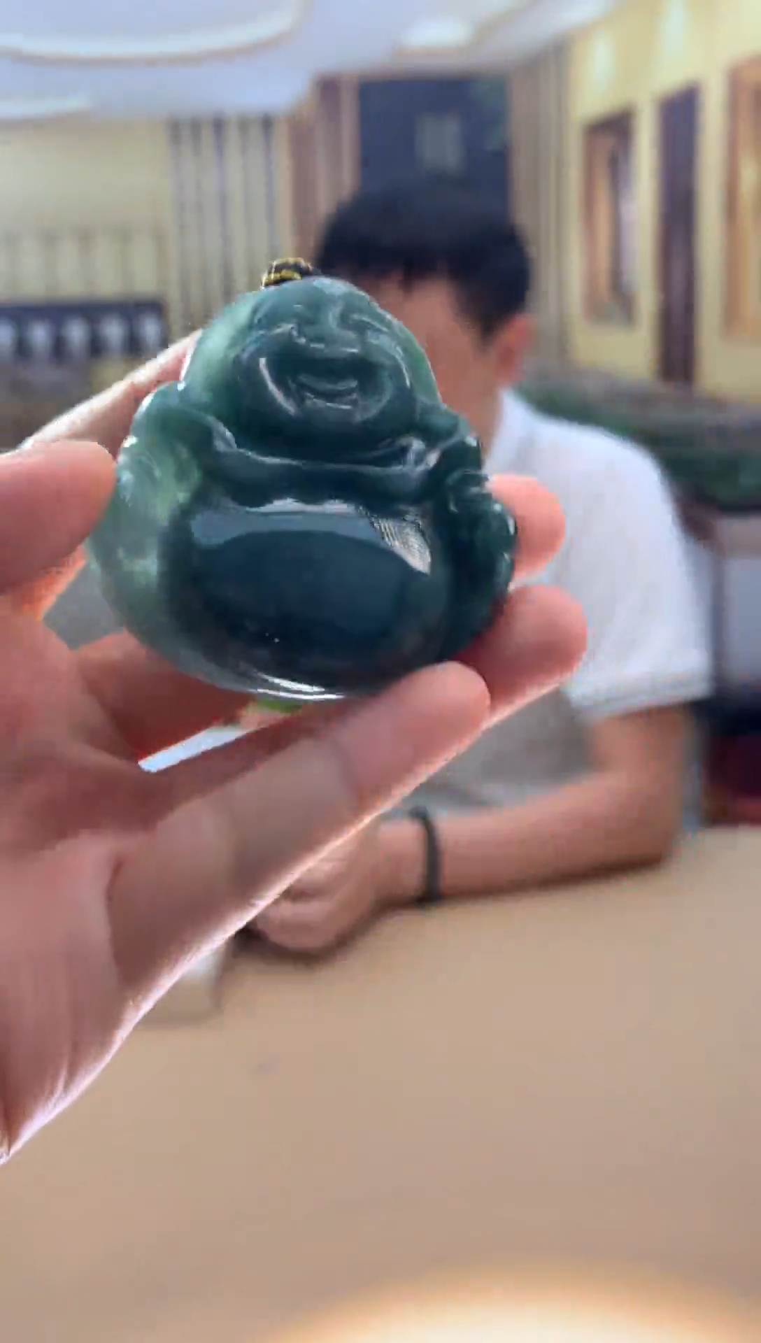 颈饰未镶嵌翡翠阿*翡翠挂件多样性发一件