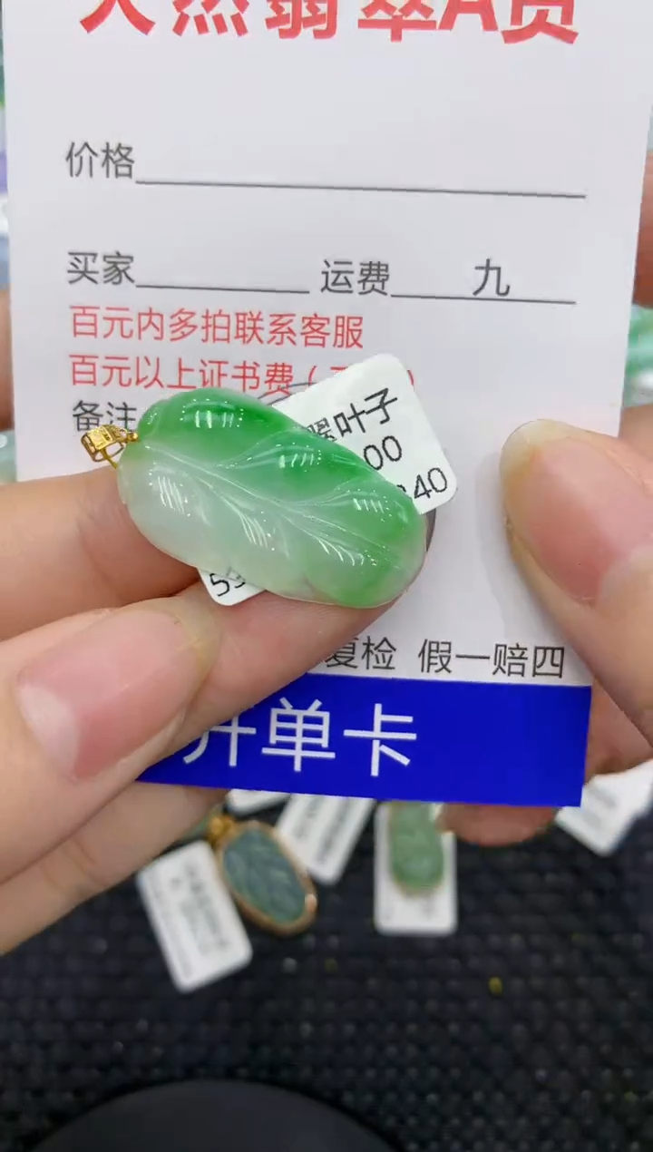 【闪购商品】翡翠颈饰18K金镶嵌8888888888