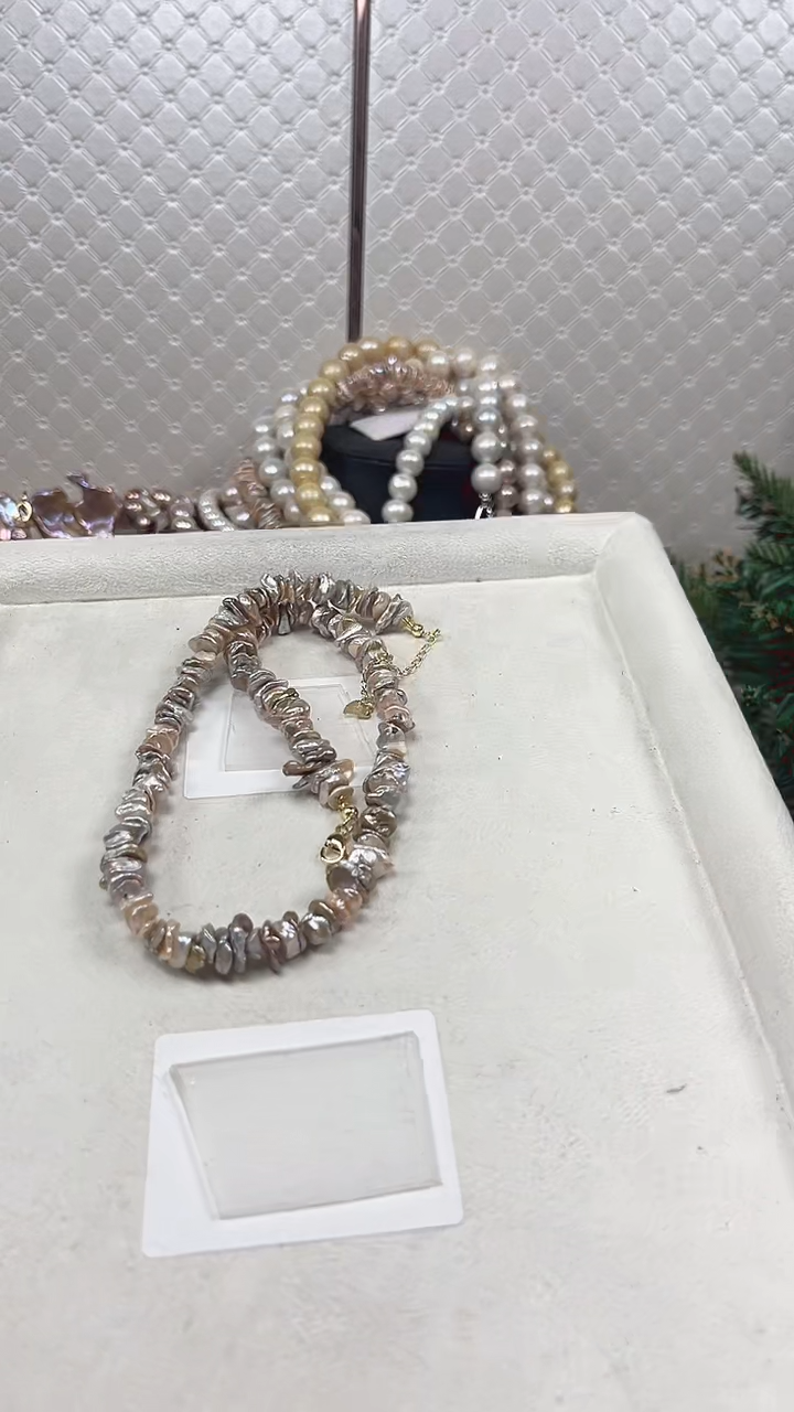 未镶嵌项链淡水珍珠【纯恬珠宝】