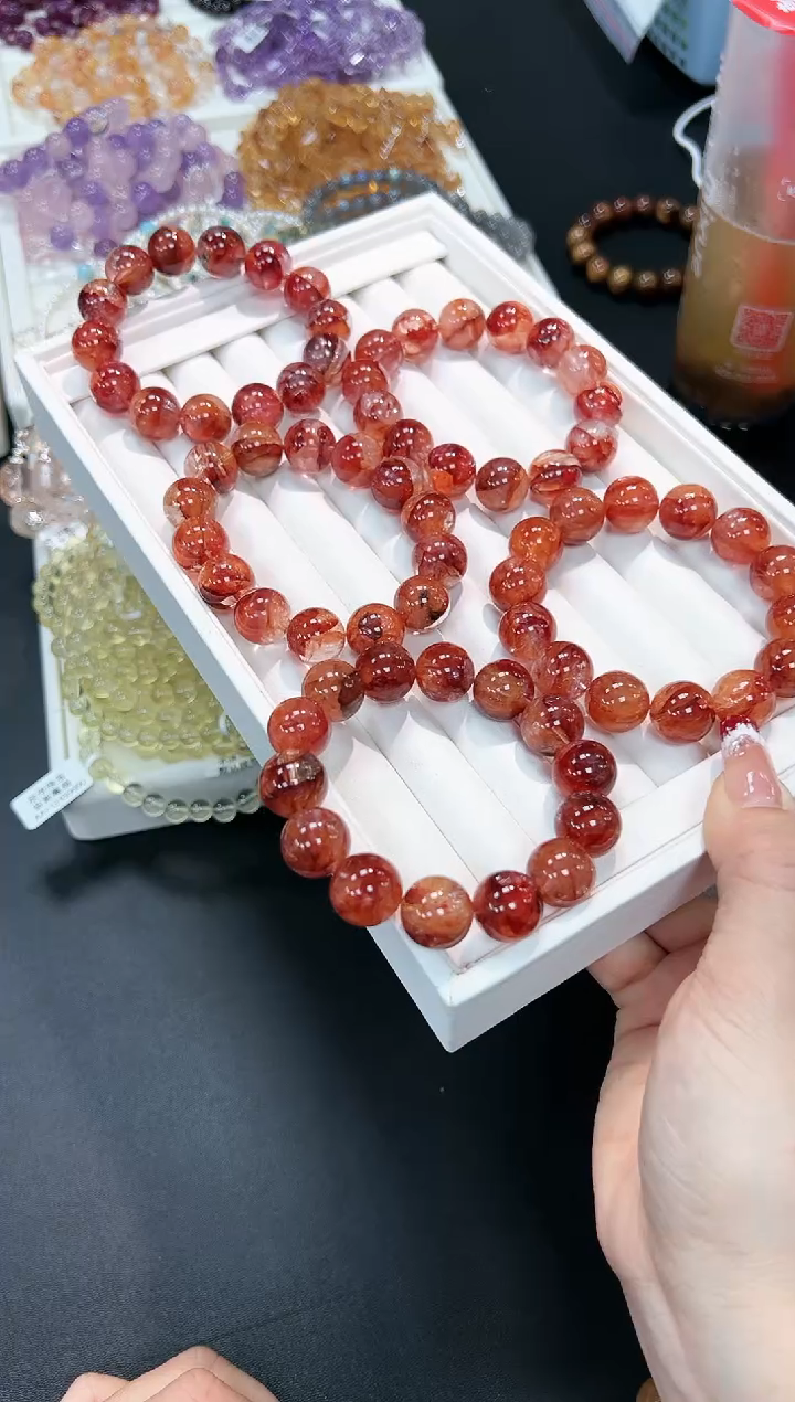 【闪购商品】水晶手串未镶嵌12g多样性发其一/1条14mm默认微瑕