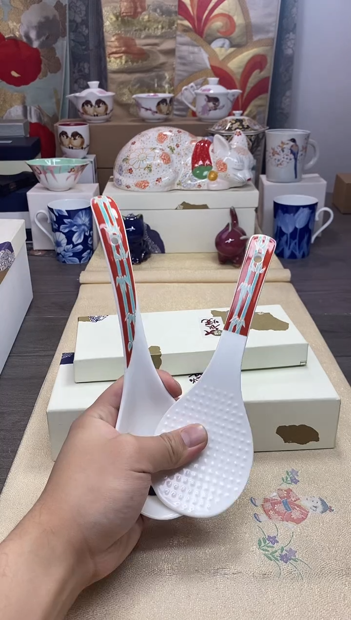 【闪购商品】茶具耐高温全品全新 （ 熊猫汤勺和饭铲）