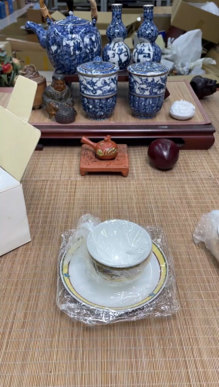 91号2套咖啡杯中古物品谨慎参拍直播链接