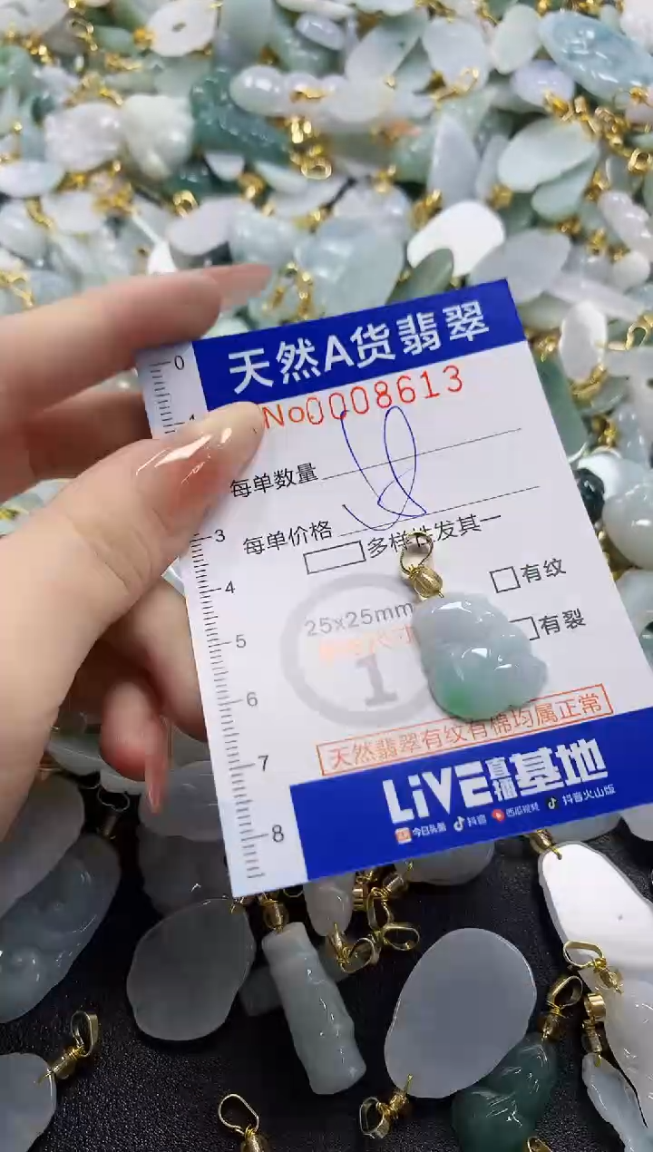 颈饰未镶嵌翡翠天然A货翡翠