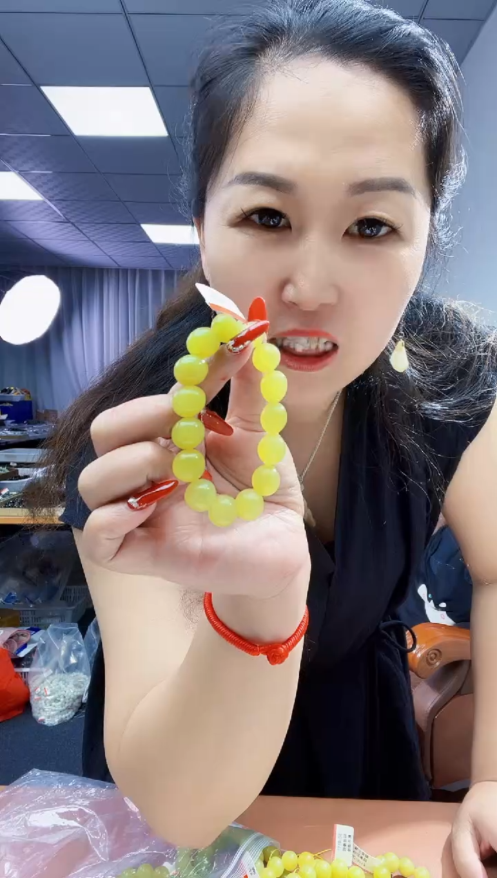 手串未镶嵌和田玉纯天然和田玉新疆若羌黄口14