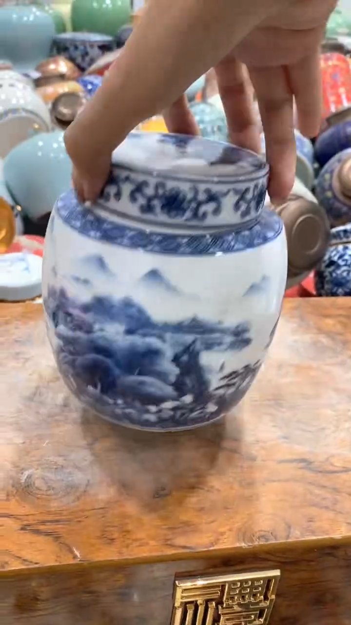 摆件茶叶罐密封罐储存罐