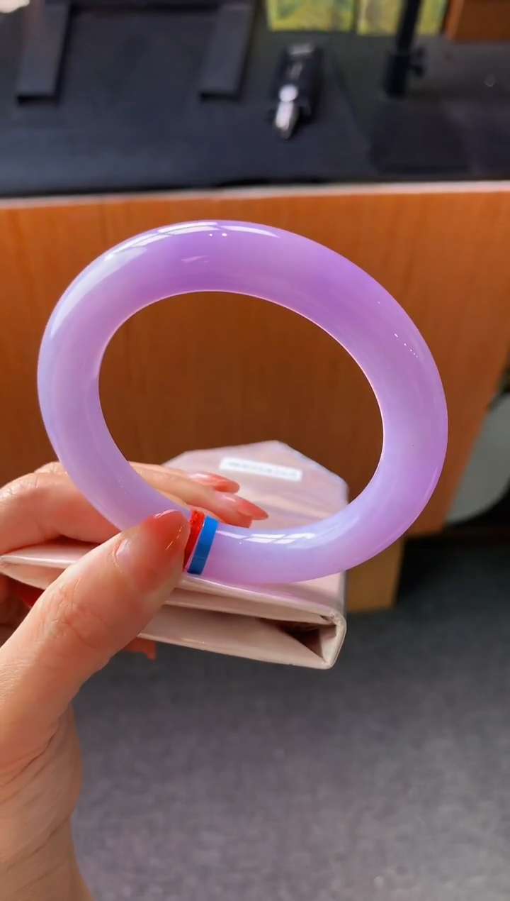 未镶嵌手镯翡翠-Q104 圈口56.5