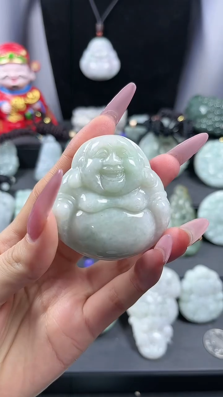 【闪购商品】翡翠颈饰未镶嵌大肚佛