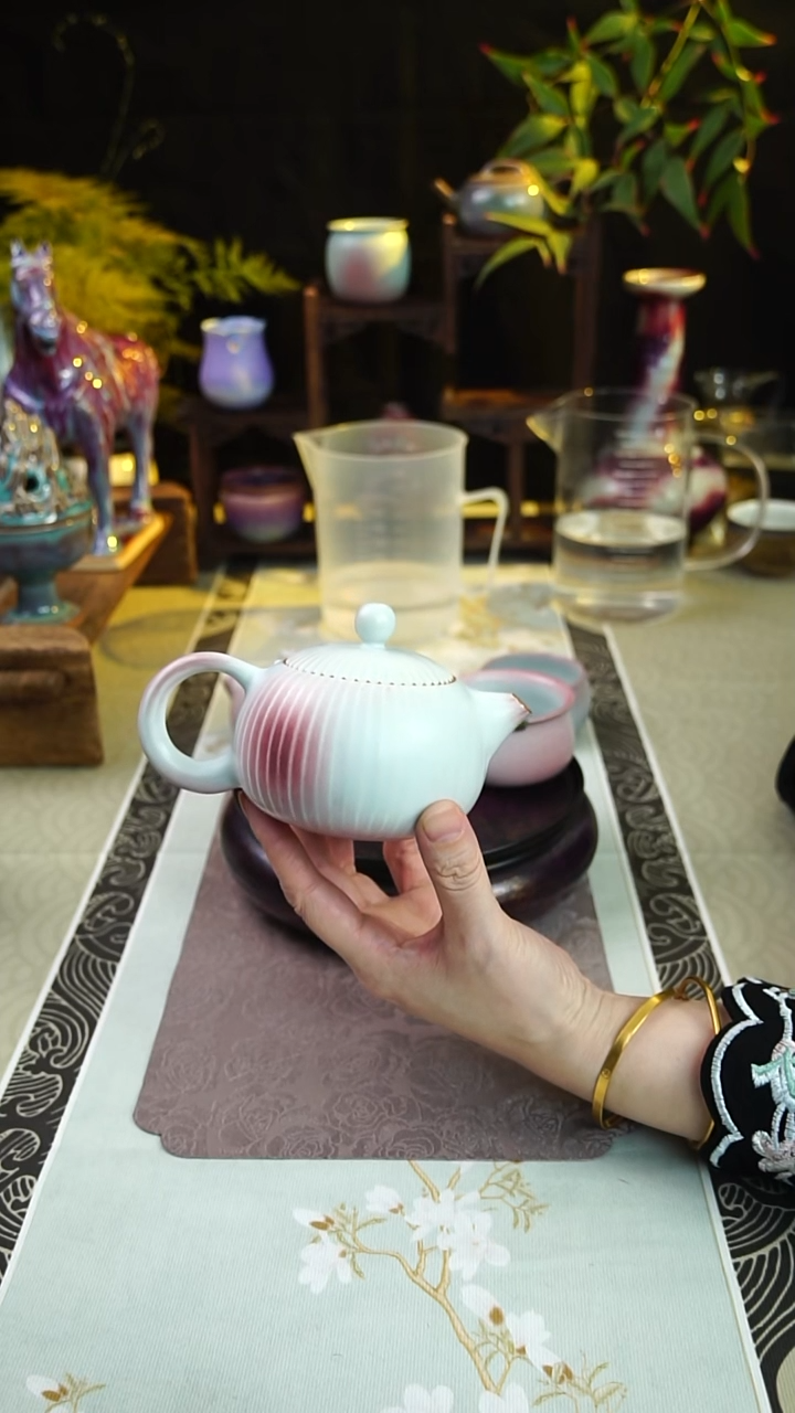 壶钧瓷197号高温原矿钧瓷孤品收藏级