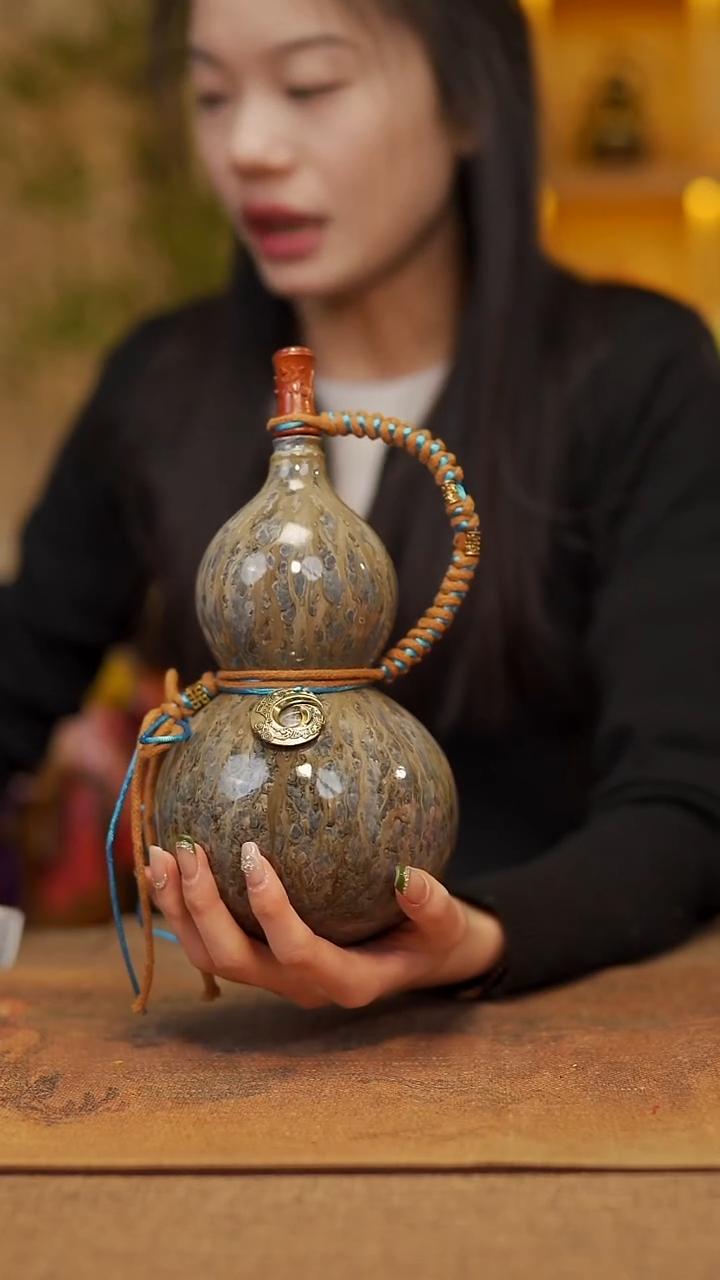 【闪购商品】888宴禾堂漆艺酒葫芦178