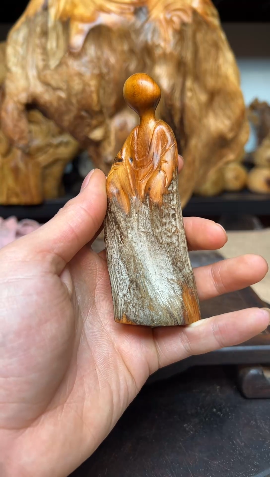 柏木（崖柏）崖柏雕刻件