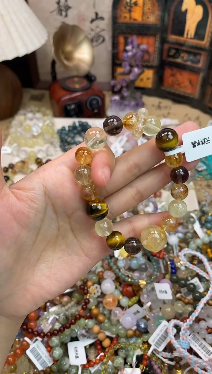 未镶嵌手链黄晶245