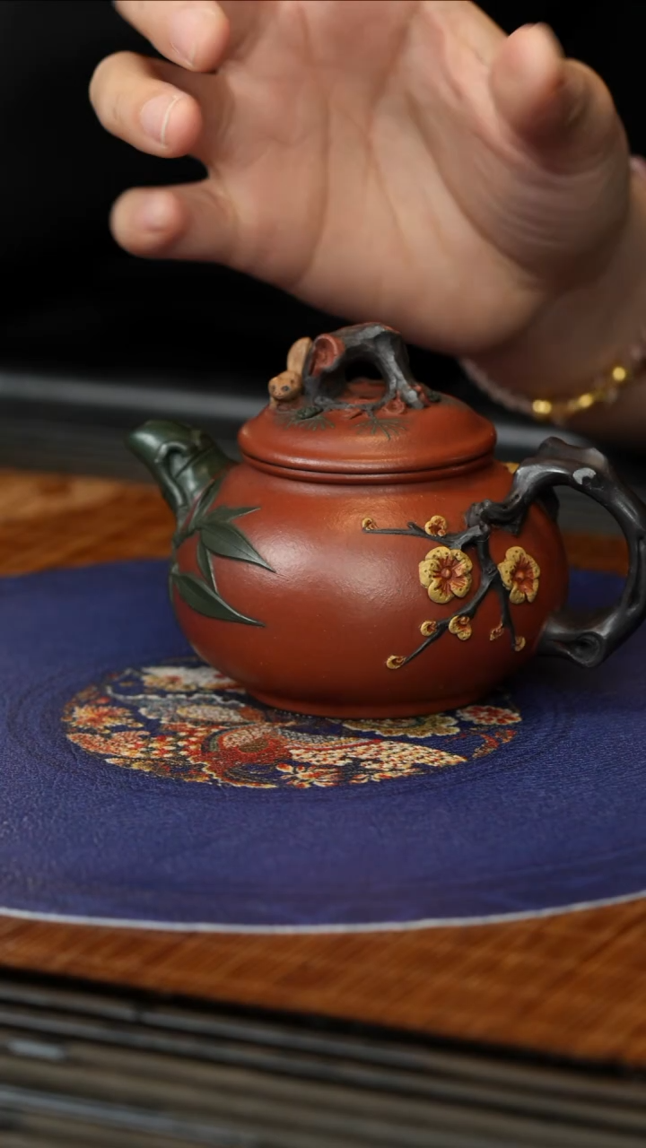 【闪购商品】紫砂茶壶CYL 红皮龙 三友