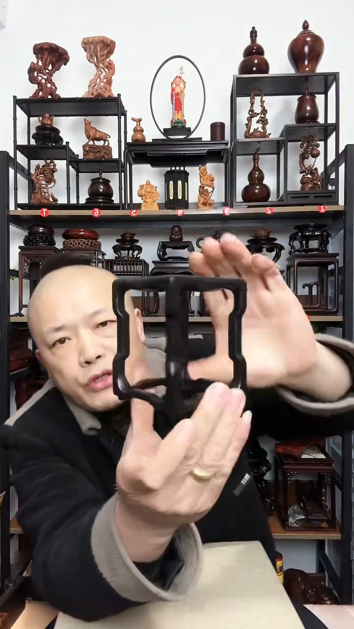 紫砂底座木8正方10高