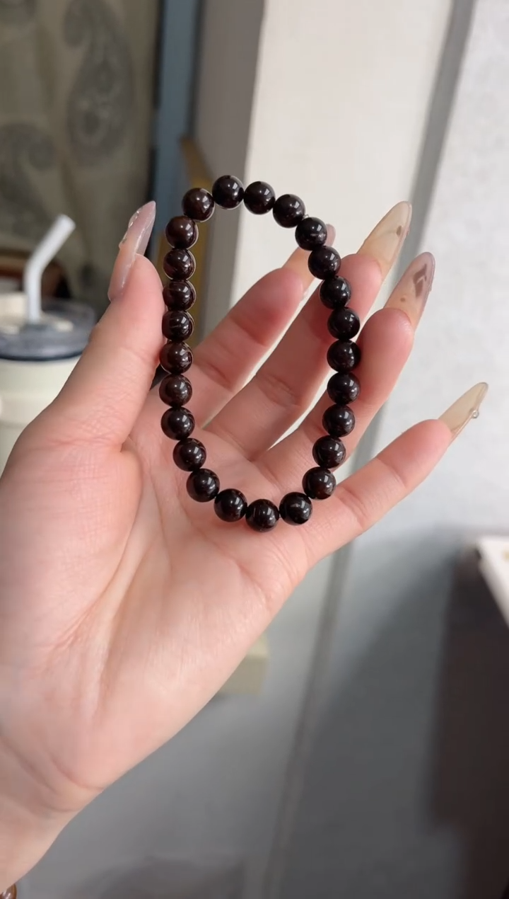 【闪购商品】菩提根/象牙果手串e28紫金库克圆珠8mm