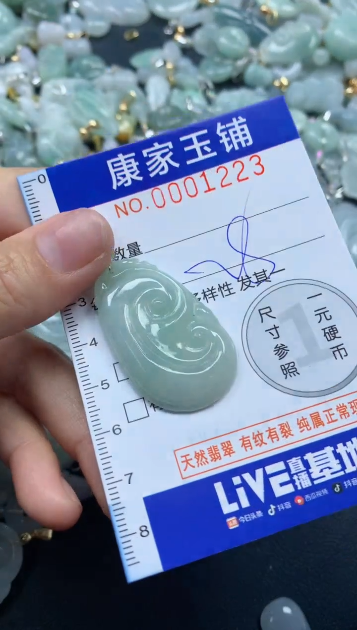 颈饰未镶嵌翡翠1223