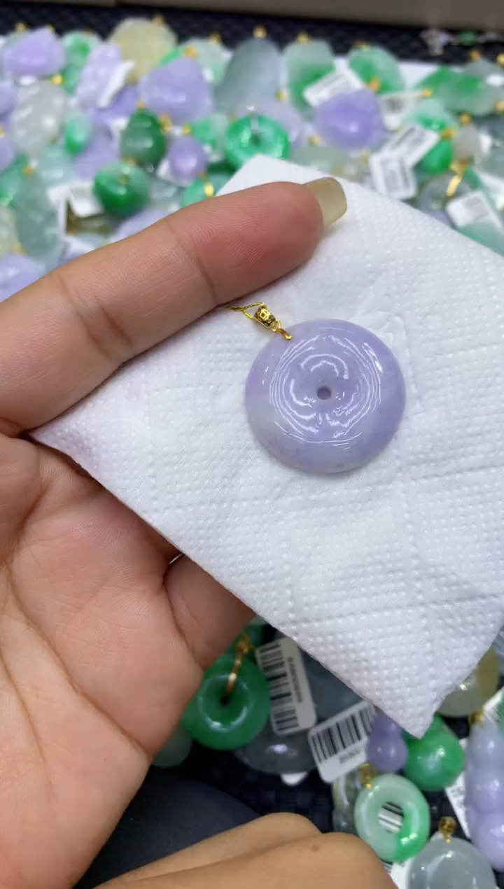 颈饰未镶嵌翡翠天然缅甸A货翡翠