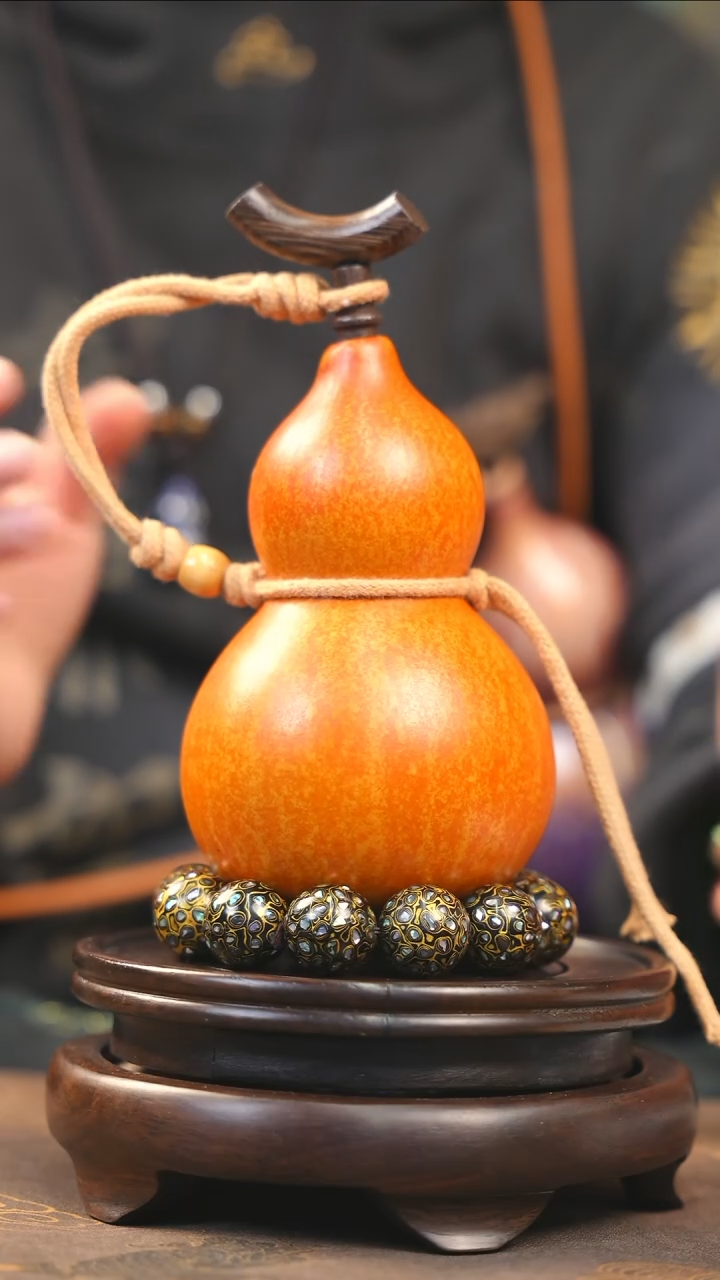 【闪购商品】YL238大漆酒葫芦不包手串及旋转底座