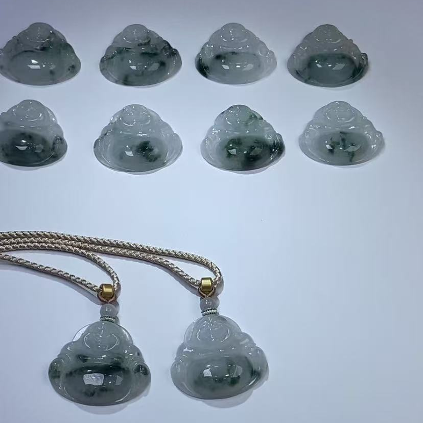 295401/天然缅甸翡翠A货佛公  多样性一件发