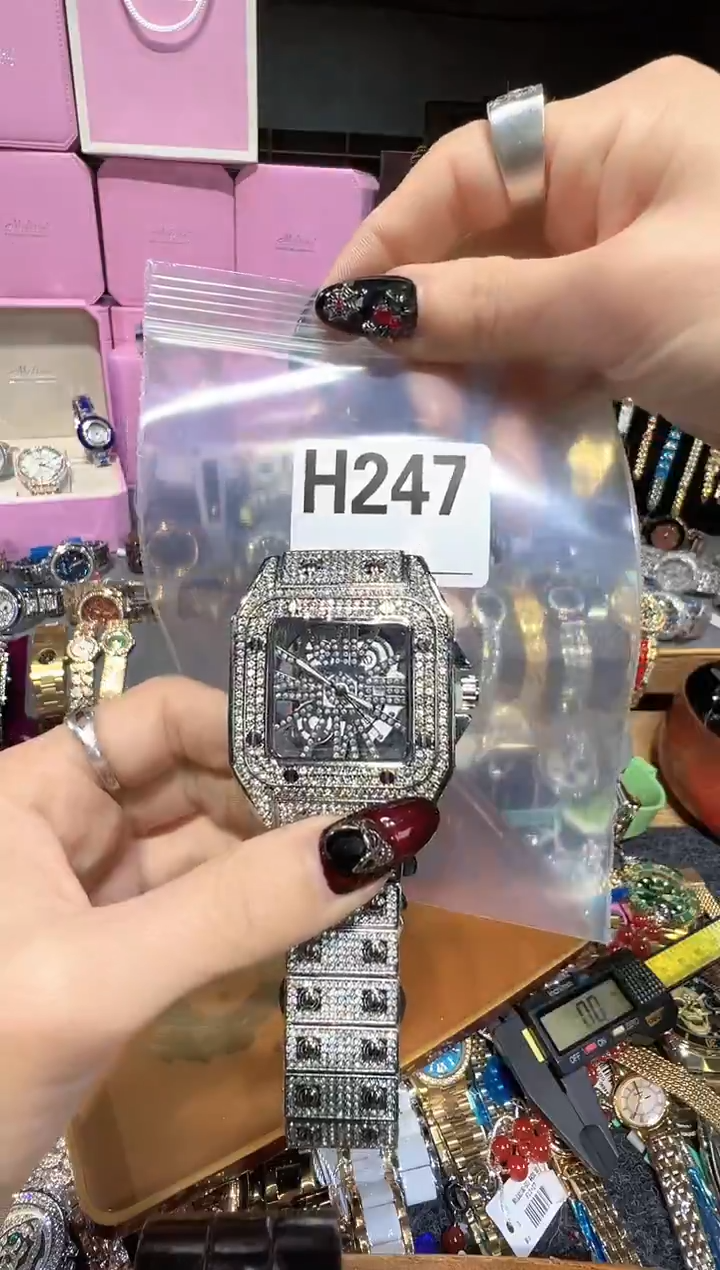 石英机芯不锈钢不锈钢直播定闪专用