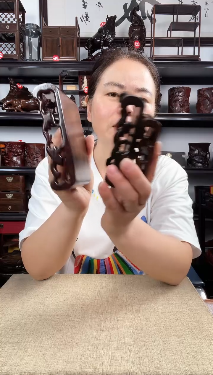 木双龙一套老李红木工艺品