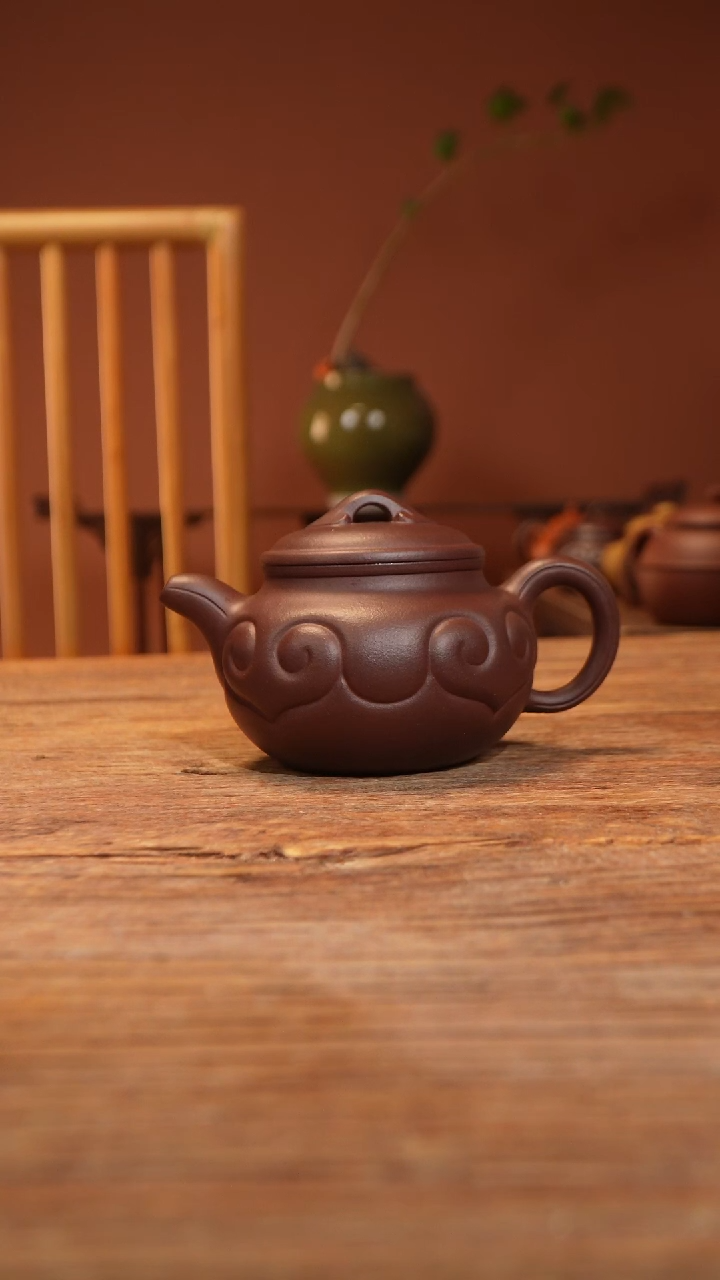 【闪购商品】紫砂茶杯紫砂壶仿古如意