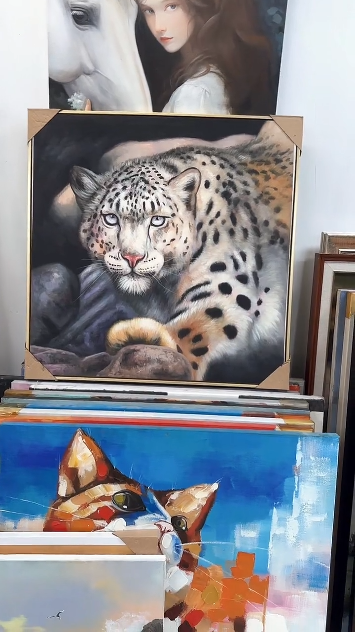 【闪购商品】手绘高端艺术油画 80*80