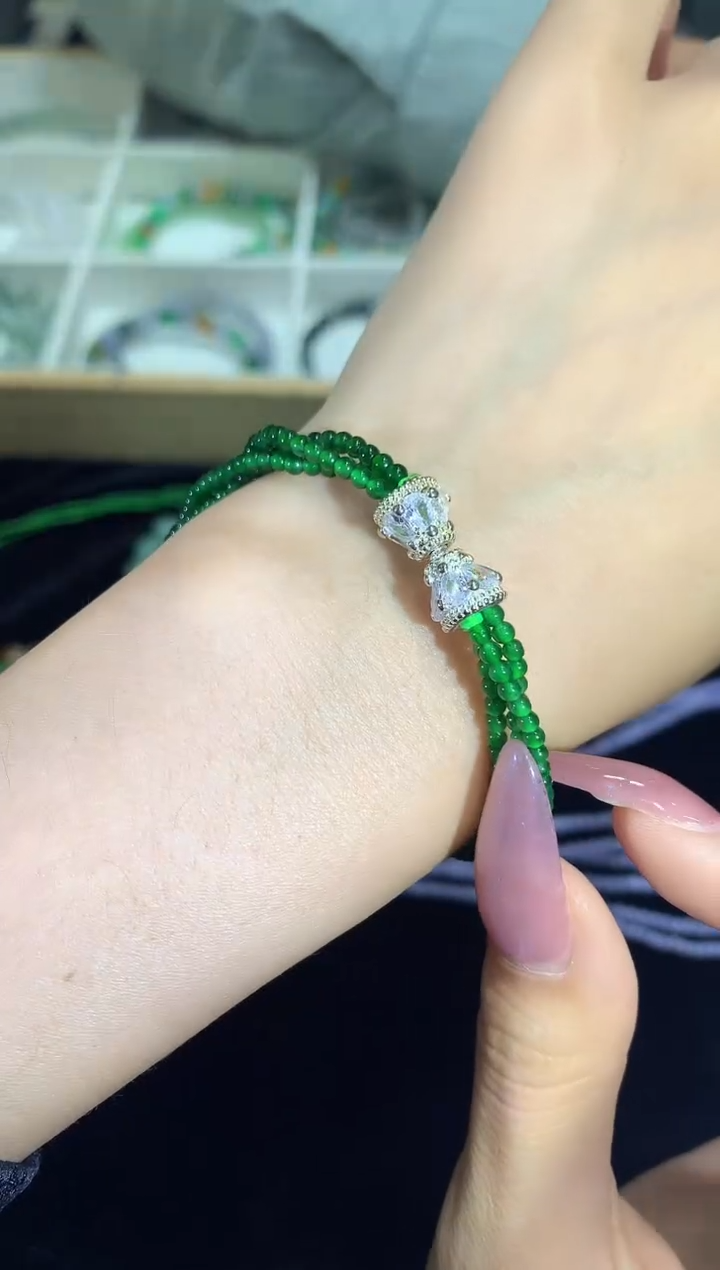 【闪购商品】翡翠手串未镶嵌手串 a11 wxg