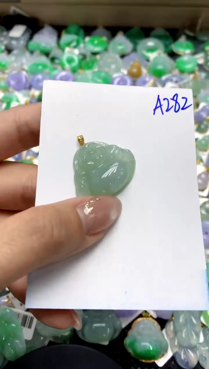 【闪购商品】翡翠颈饰18K金镶嵌1111111111111111